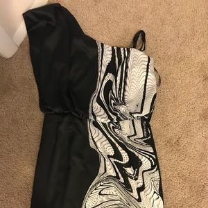 Black and White Dress